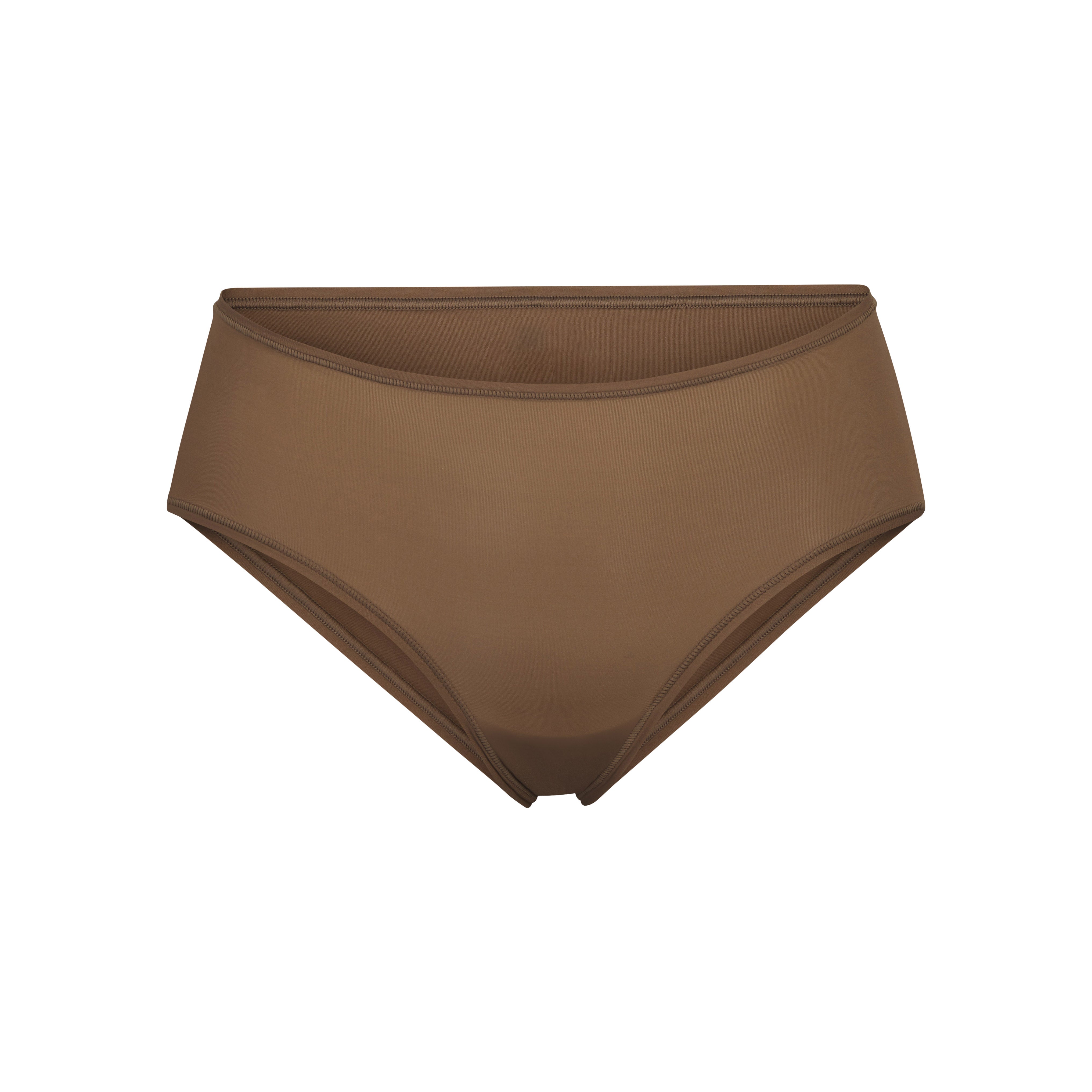 Skims Brown Fits Everybody Bandeau Bra In Oxide