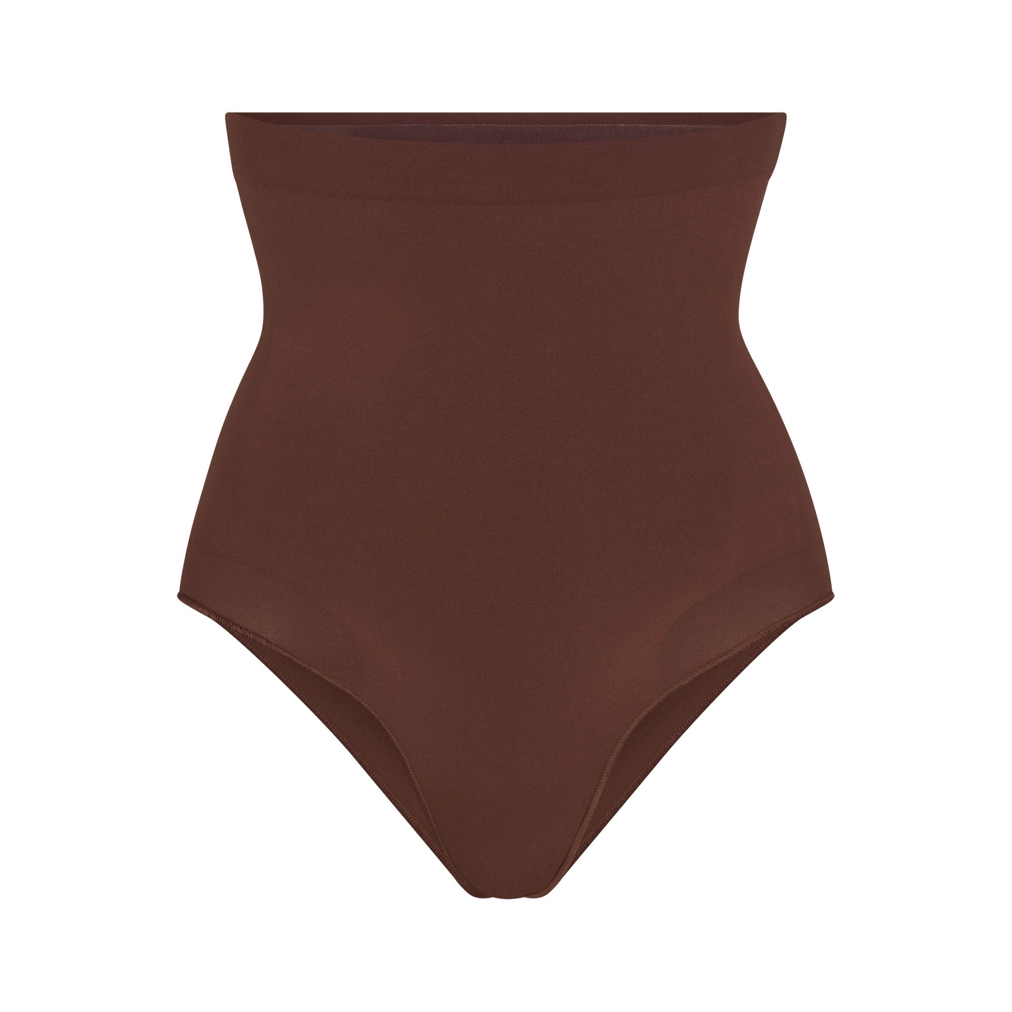 SEAMLESS SCULPT HIGH-WAISTED BRIEF | COCOA