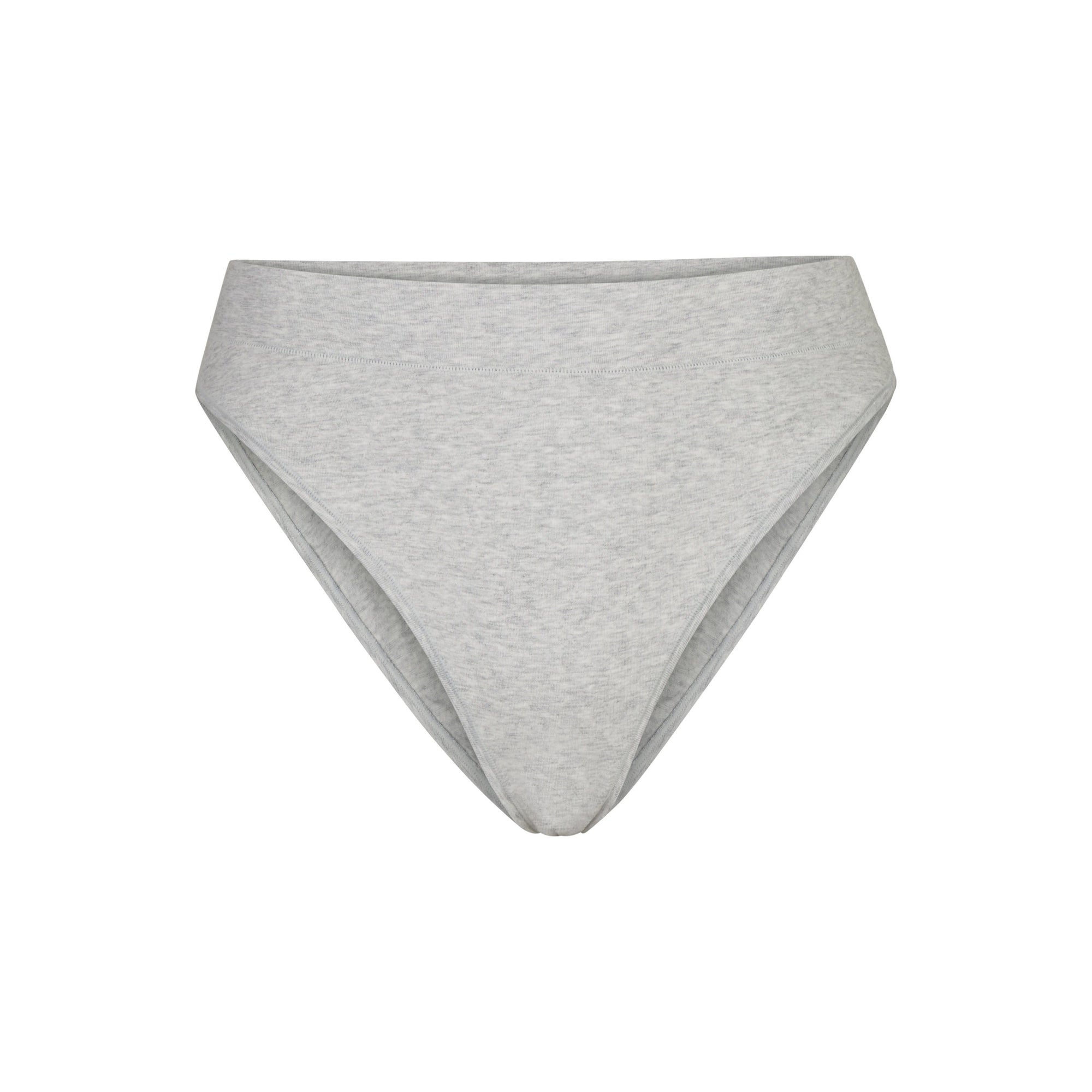SKIMS - The Cotton Jersey Underwire Bra and Cheeky Tanga in Deep