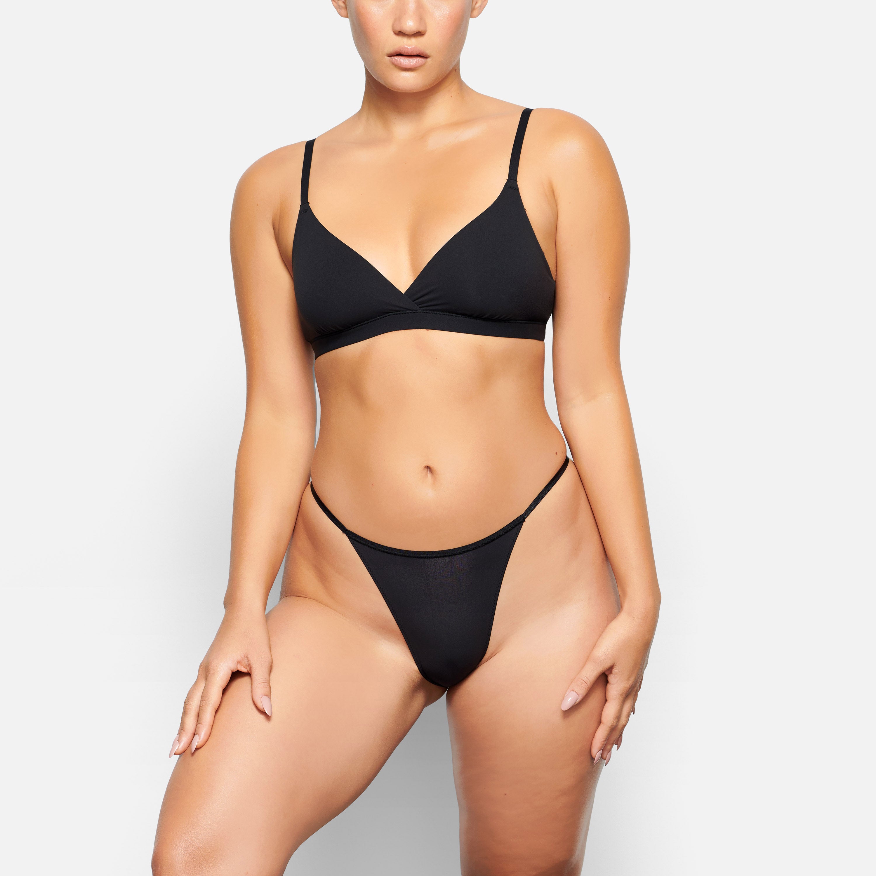 US Sexy Lingerie Women Micro G-String Underwear Bikini Bra Top