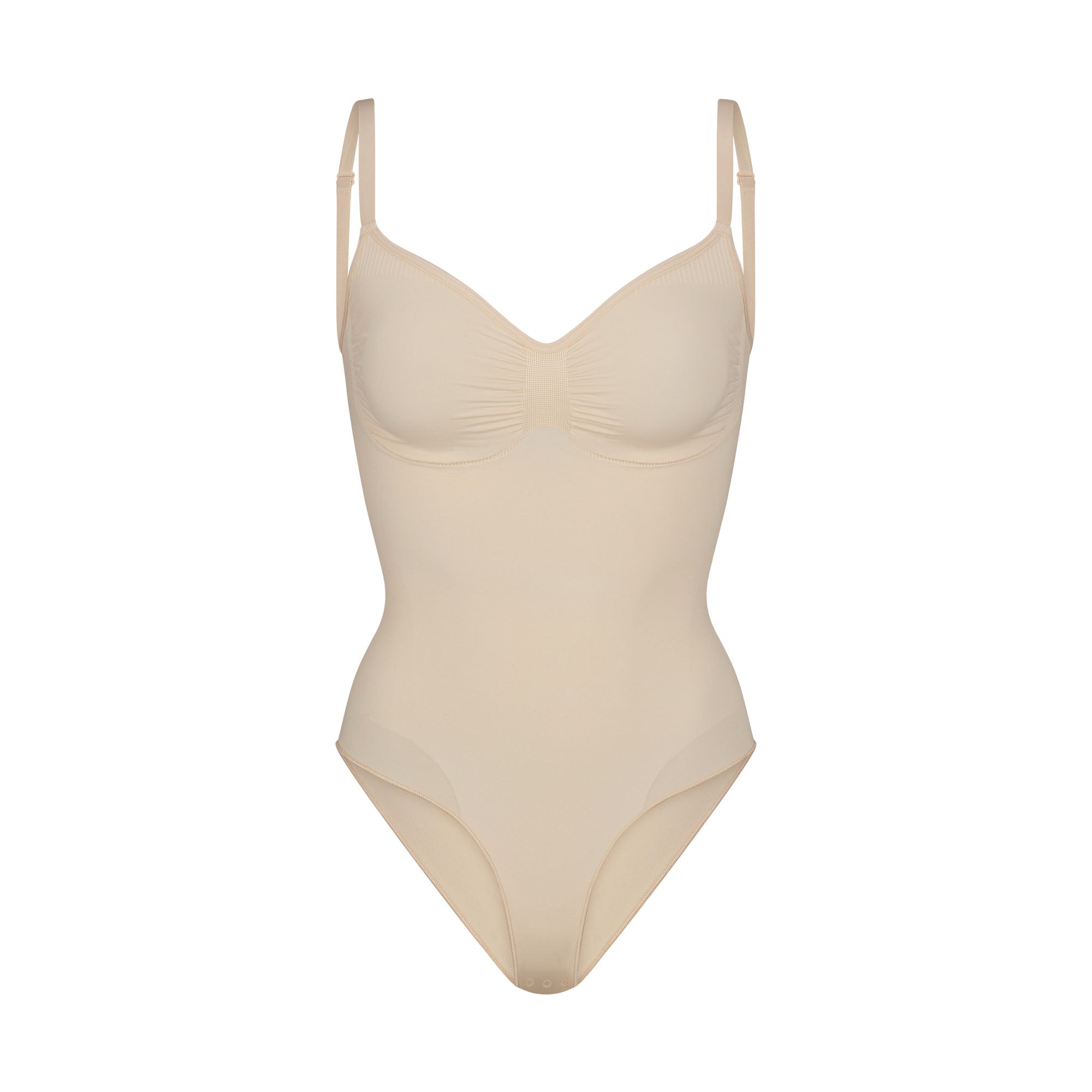 Skims sculpting seamless bodysuit with snaps