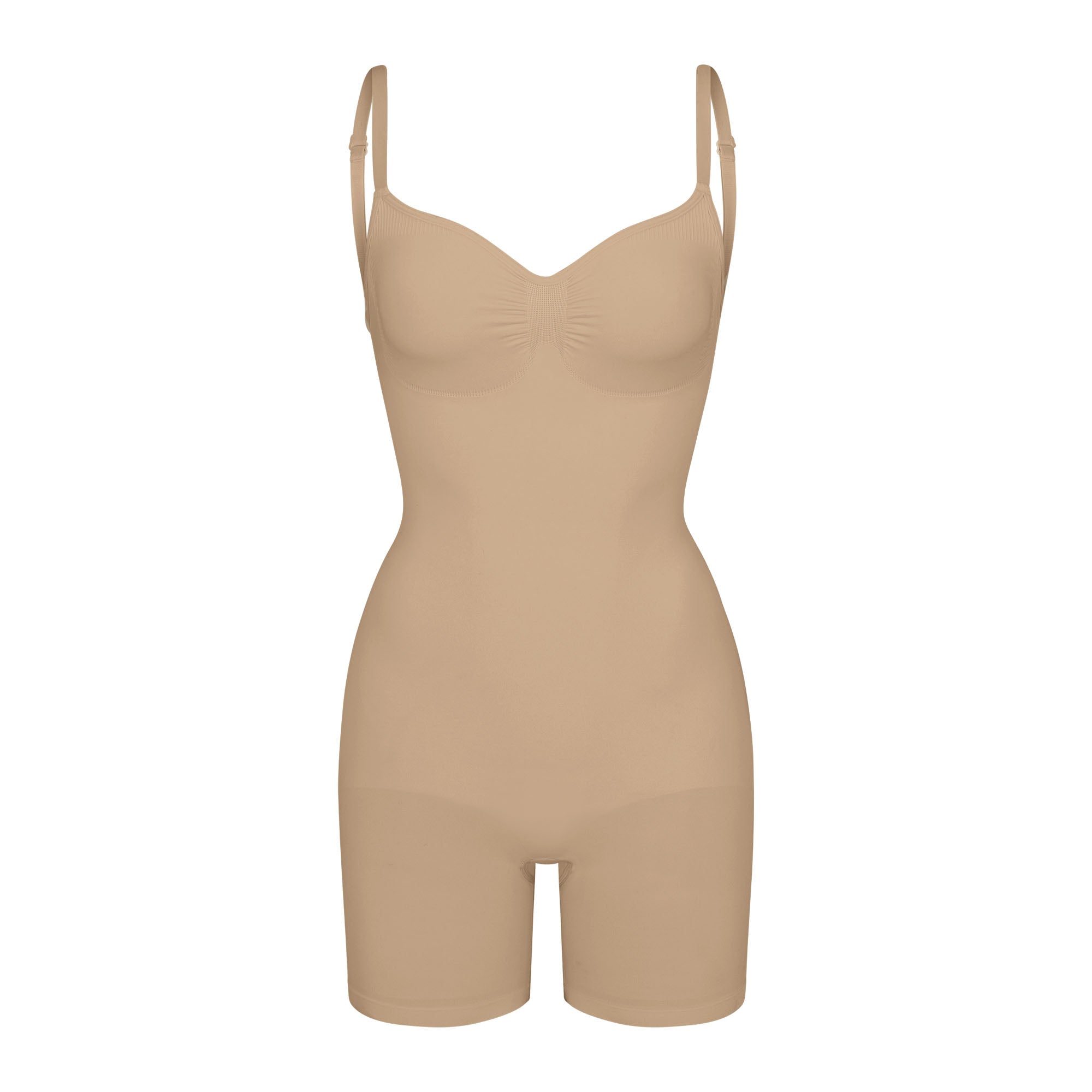 Skims Seamless Sculpt Low Back Bodysuit in Natural