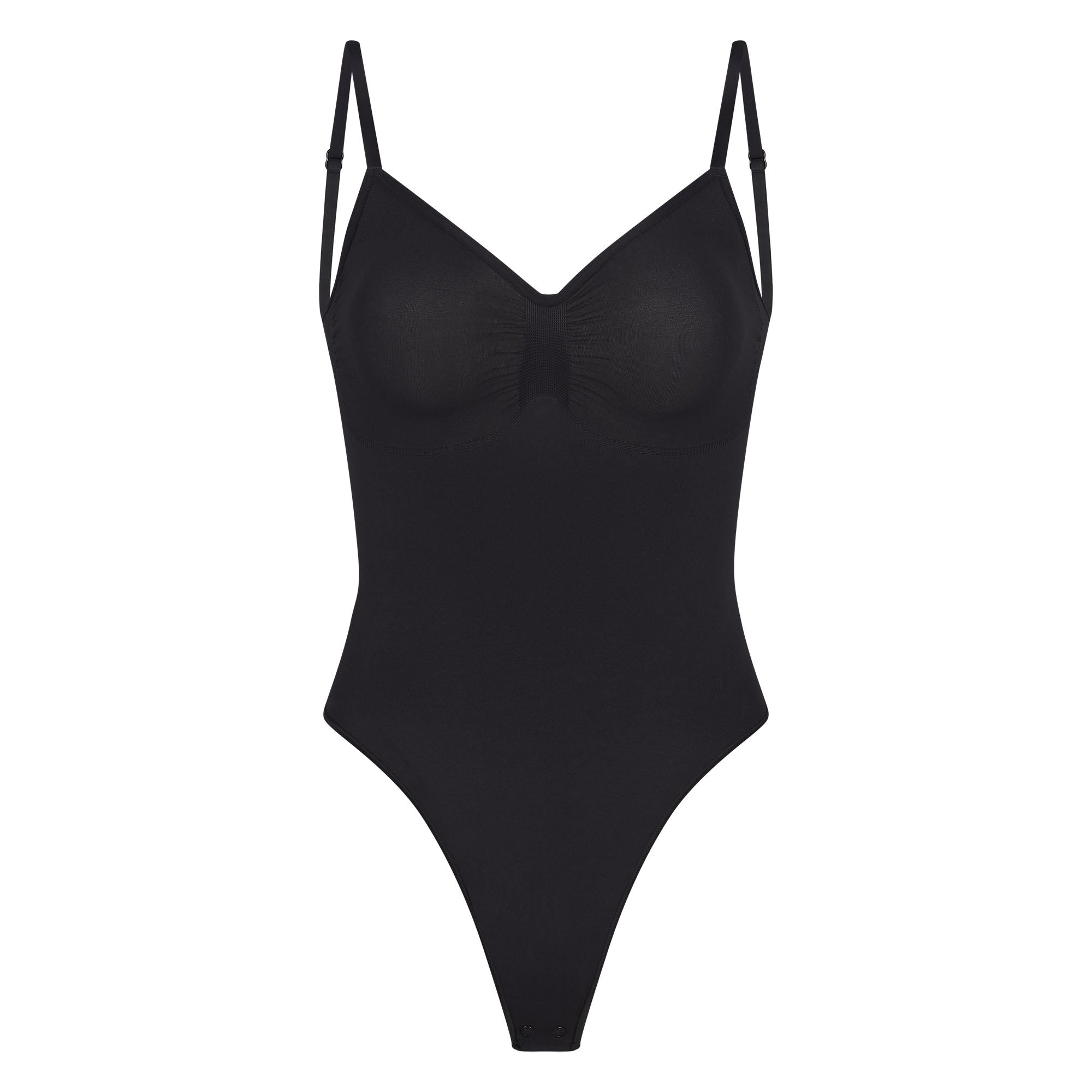 Buy SKIMS Neutral Seamless Sculpt Low-back Thong Bodysuit for