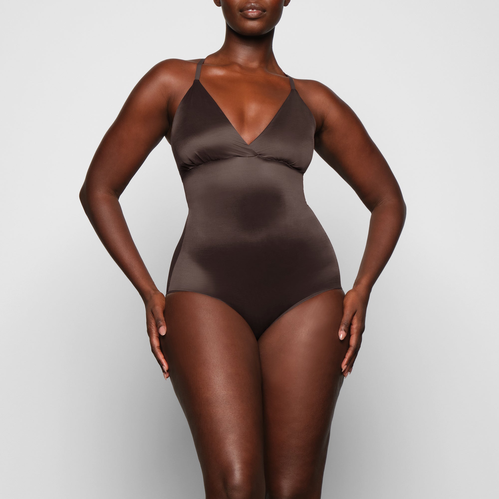 BARELY THERE BODYSUIT BRIEF W/ SNAPS