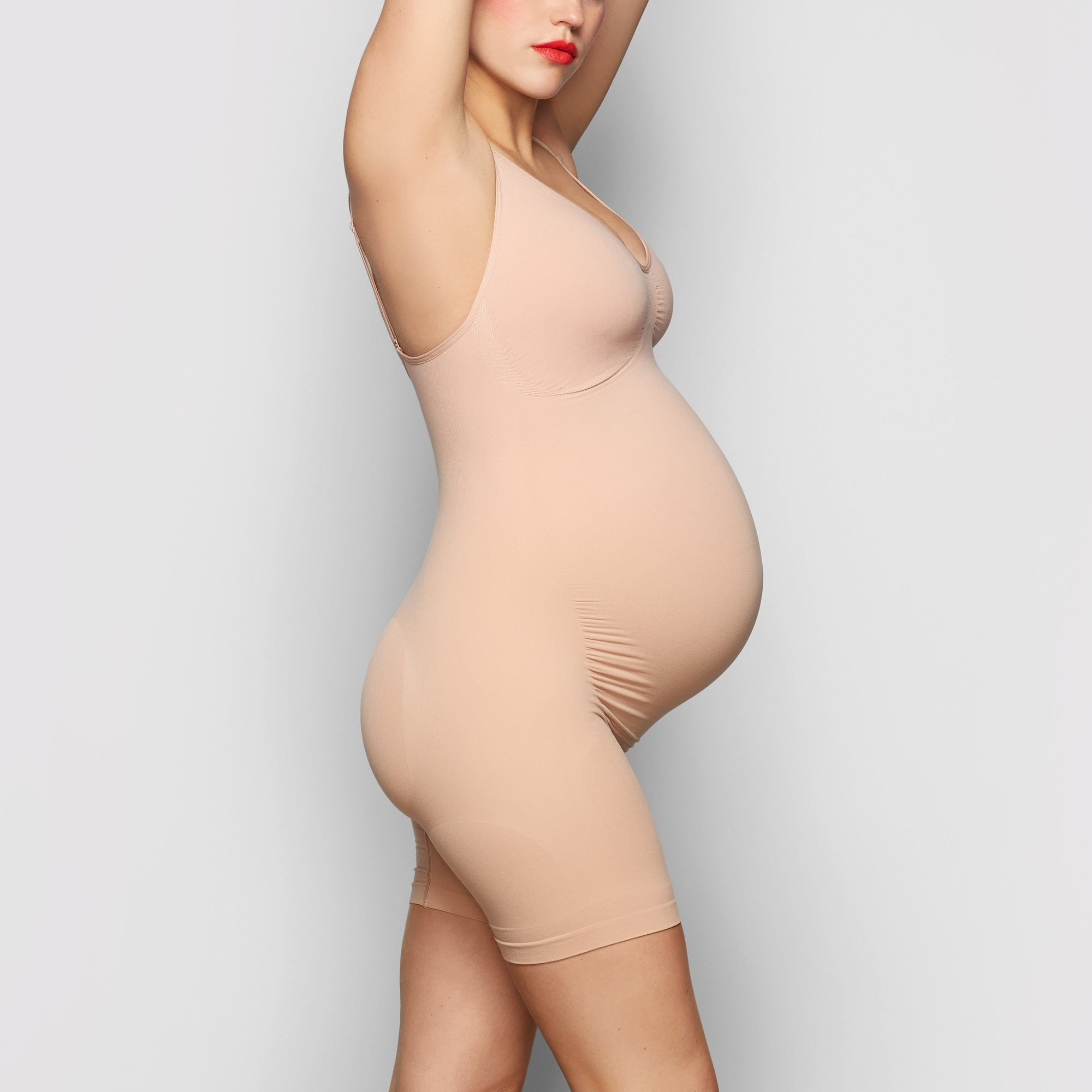 skims dupe, pregnancy edition 🫶🏽😜 #feelingirlshapewear #preg, shapewear