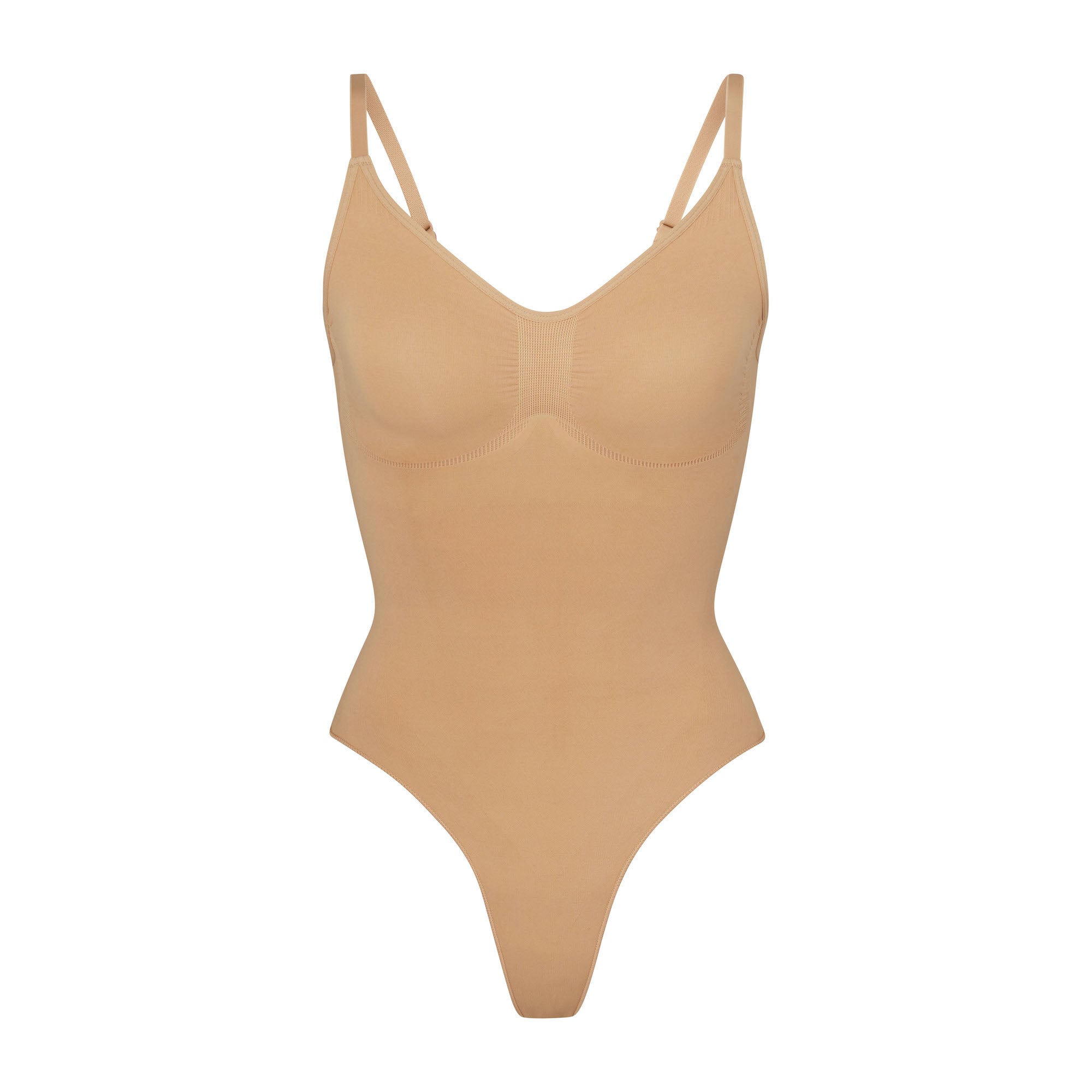 New SKIMS #1 Ochre Sculpting Bodysuit With Snaps Size XXS/XS