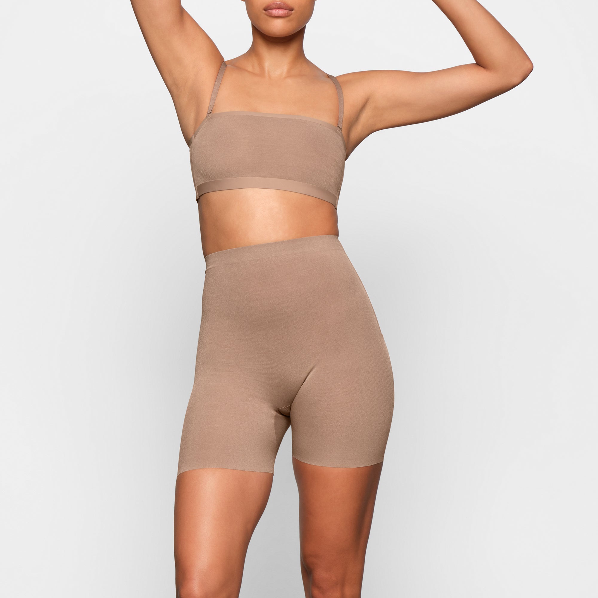 Skims sheer sculpt low back shorts (xxxs), Women's Fashion, New