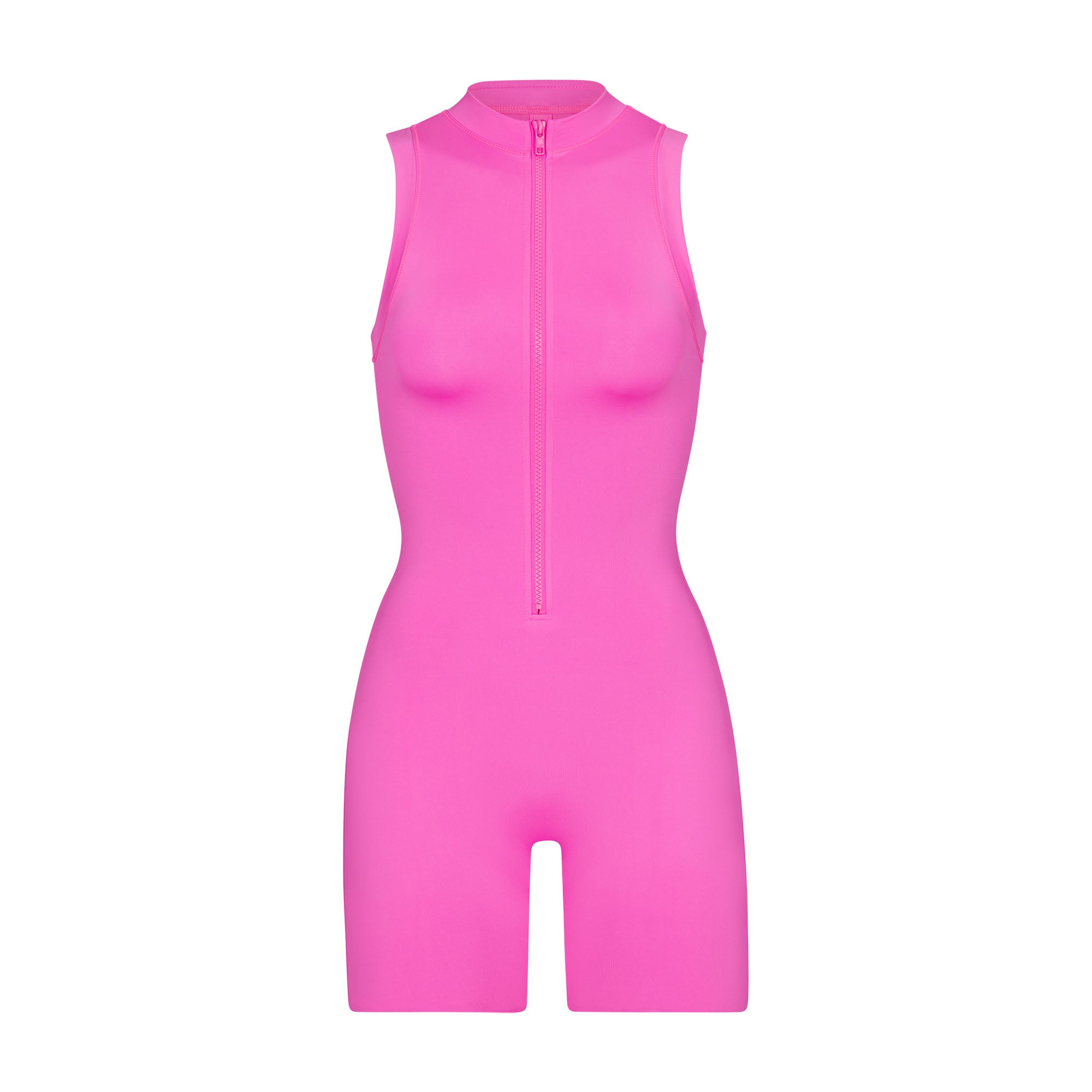 Swim Mock Neck Cycle Suit - Taffy | SKIMS