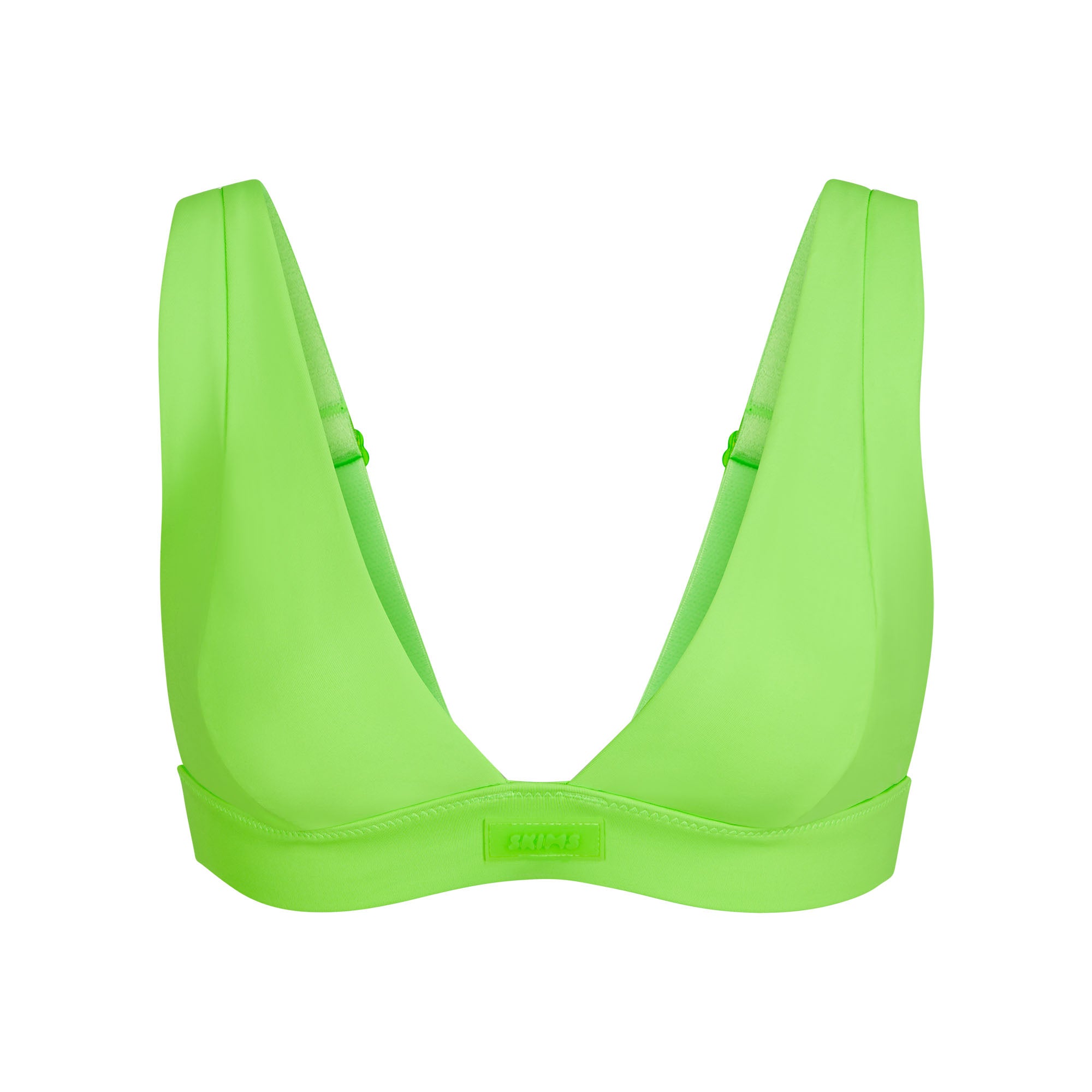 Swim Plunge Bikini Top - Neon Green | SKIMS