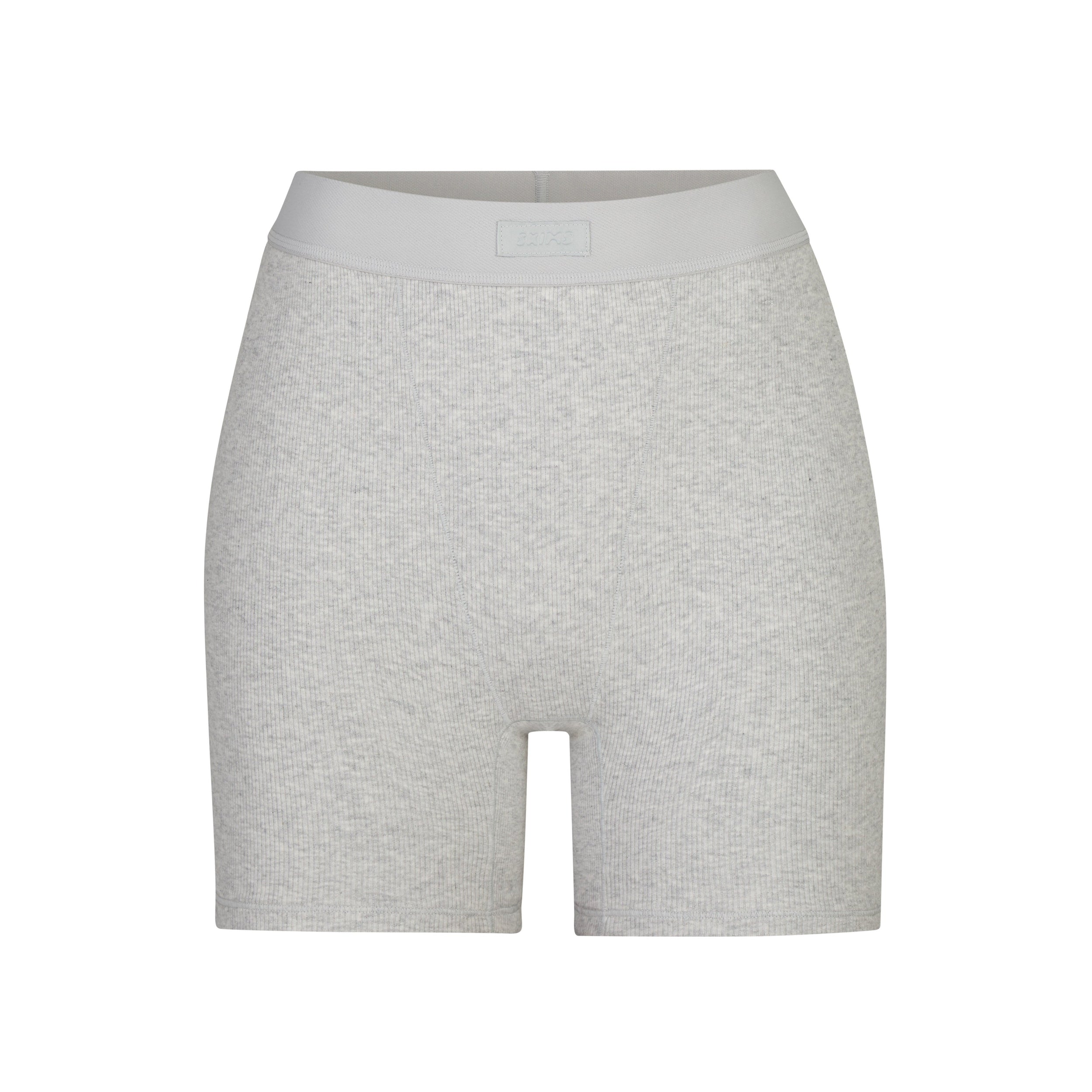 Womens - Athletic Boxers in Grey Marl