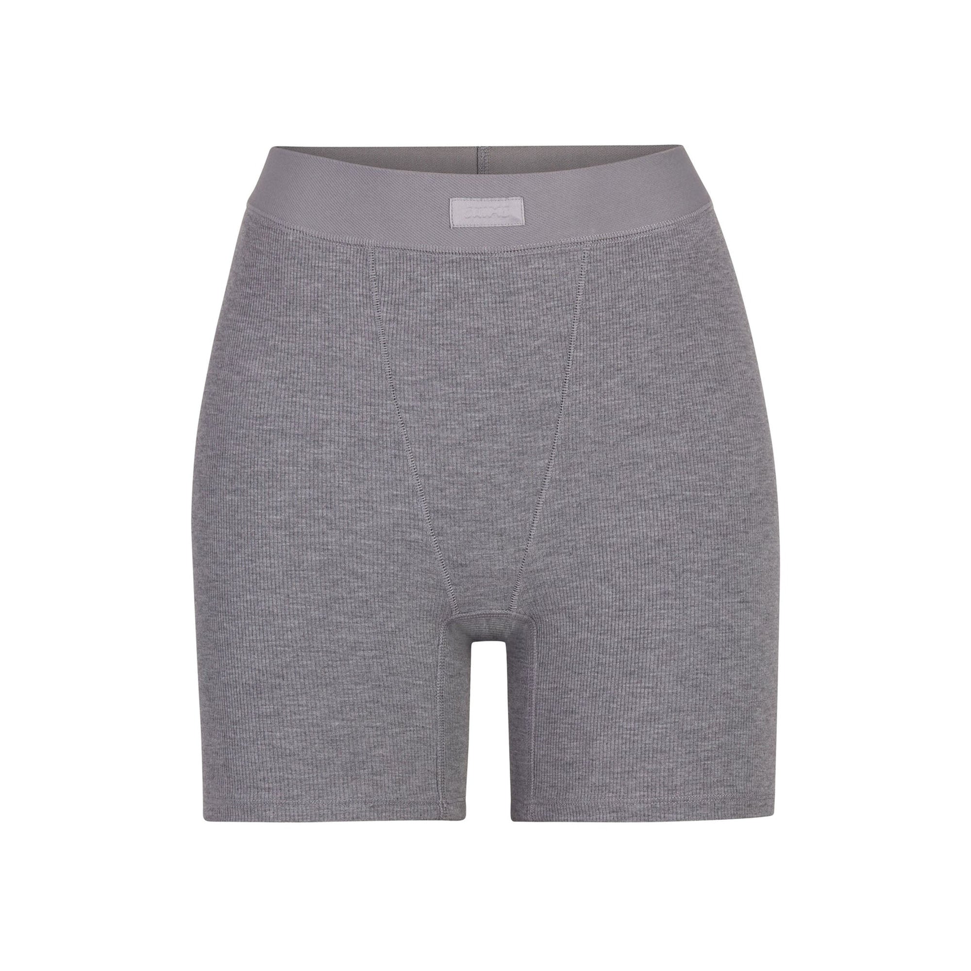 Buy SKIMS Grey Outdoor Basics Bike Shorts - Heath Grey At 16% Off