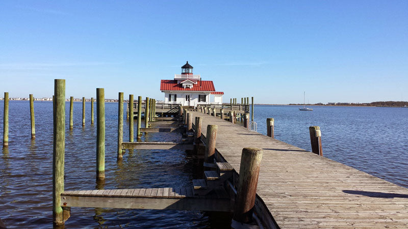 Roanoke Marshes Lighthouse in Manteo, NC