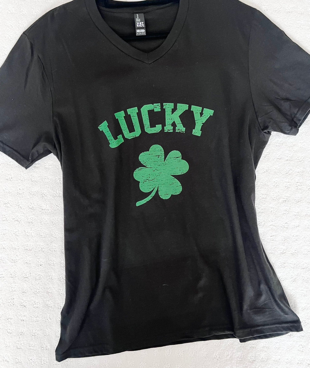 shamrock graphic tee