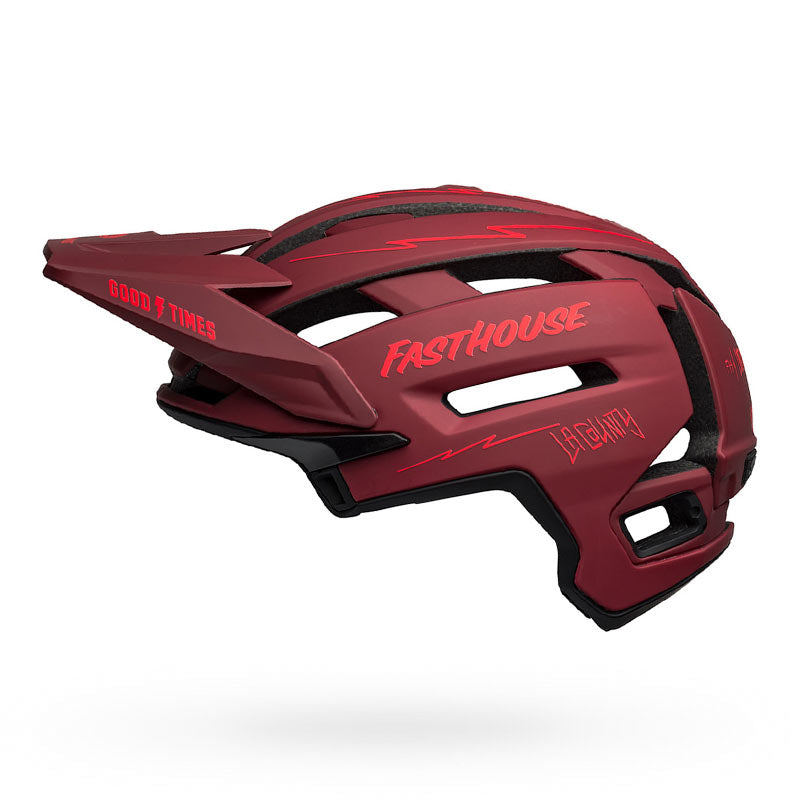 red fasthouse helmet