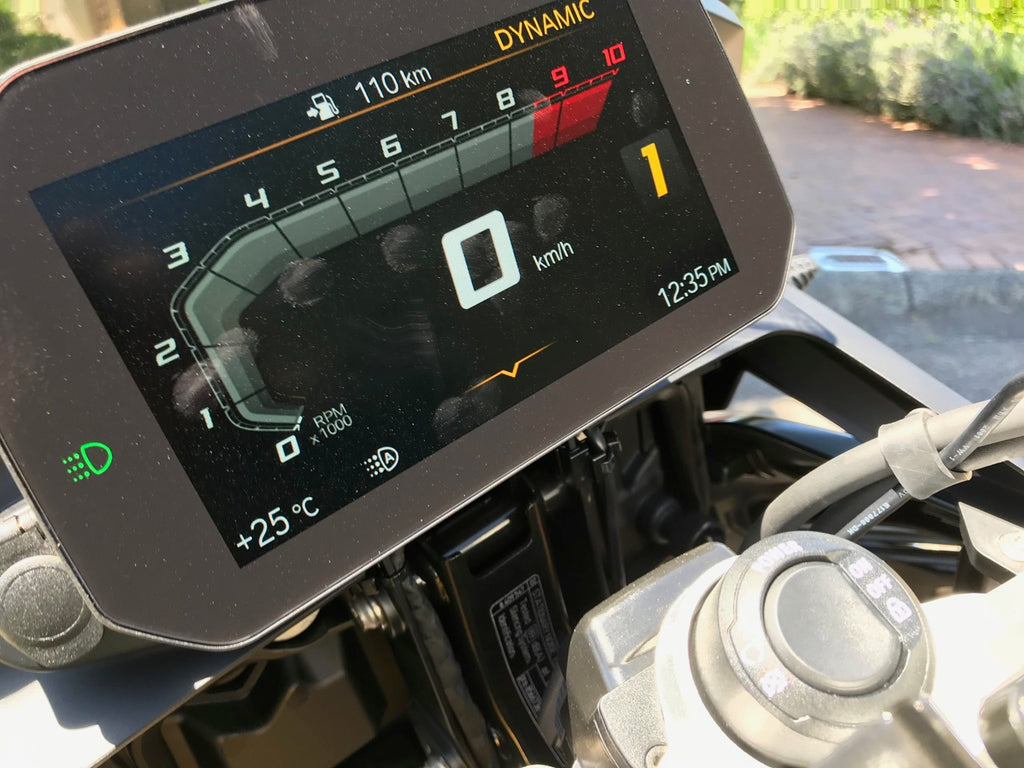 BMW f850gs review - TFT screen