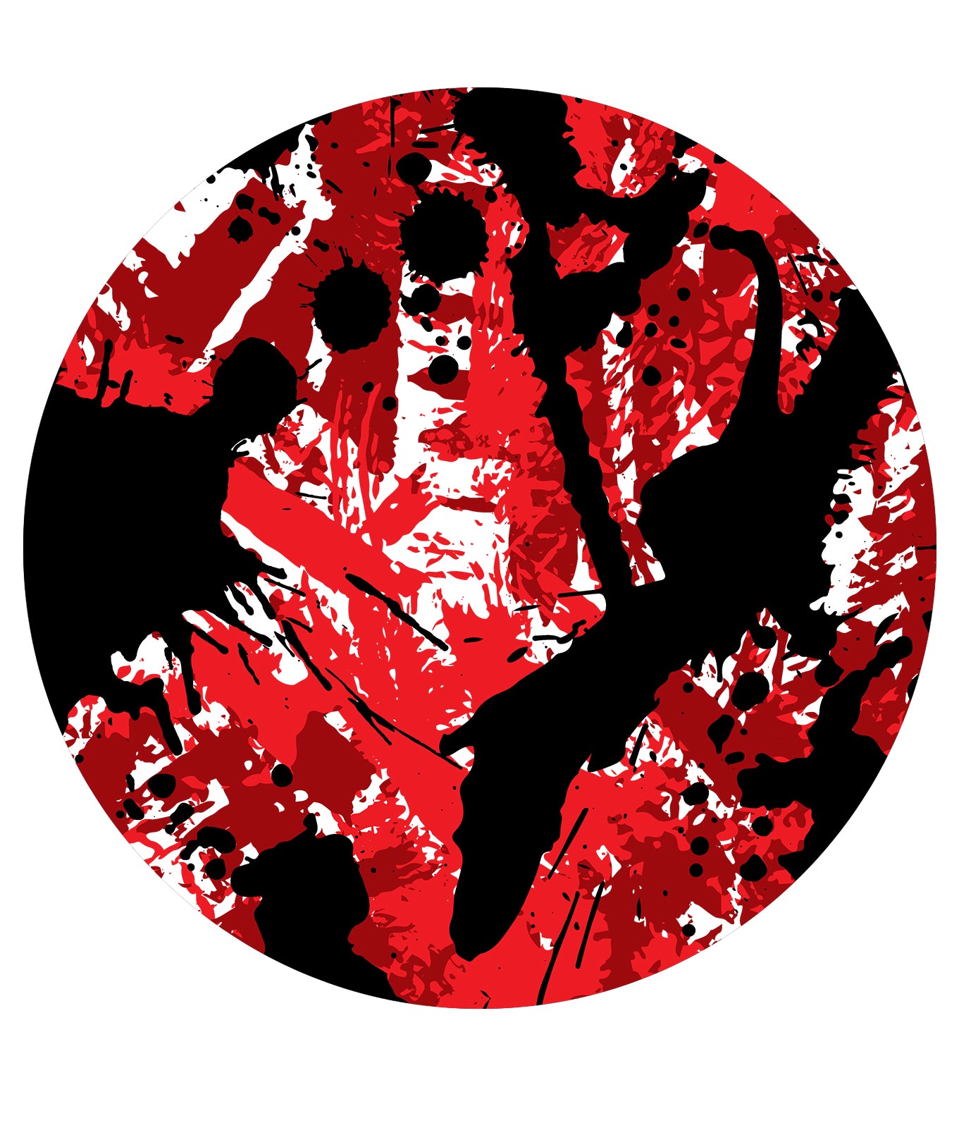 SPLAT ATTACK {RED} - MALE Personalised Swimwear - Shop Zealous Training Swimwear