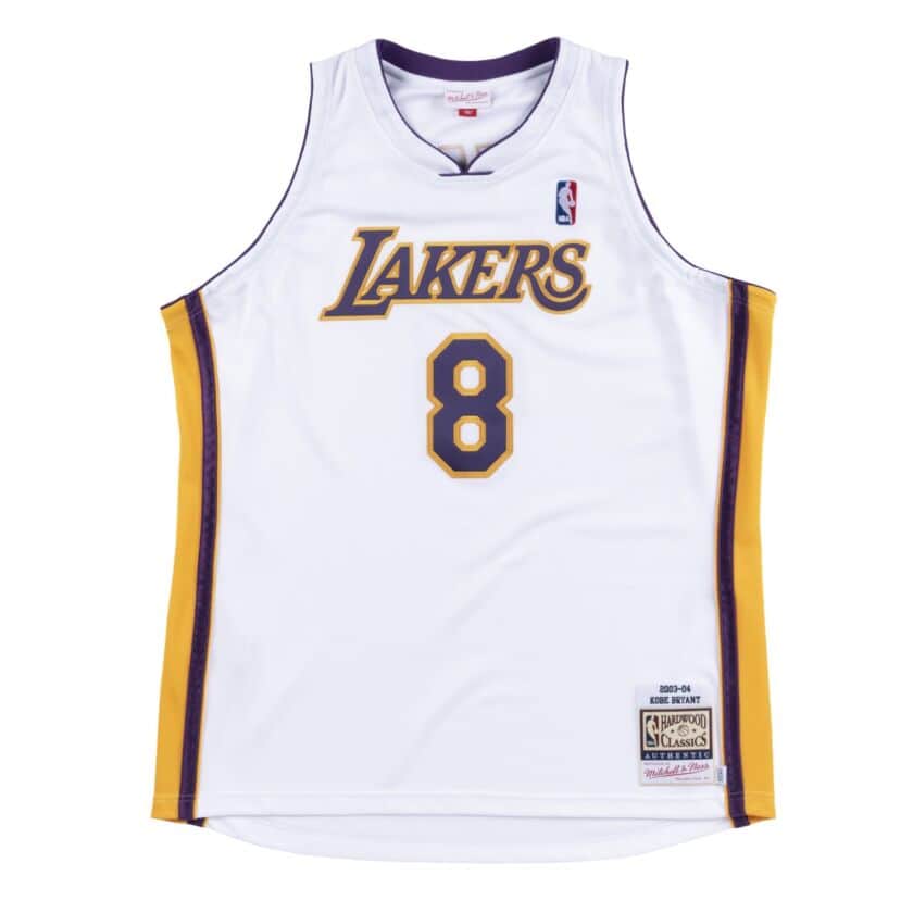 Nike NBA Los Angeles Lakers Icon Edition Kobe Bryant Swingman Jersey White/ Purple/Amarillo Men's - US