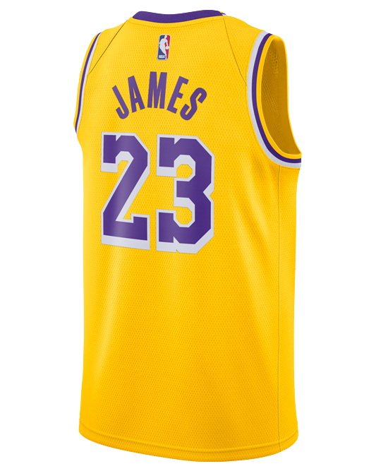 Los Angeles Lakers LeBron James Icon Edition Swingman Jersey ...