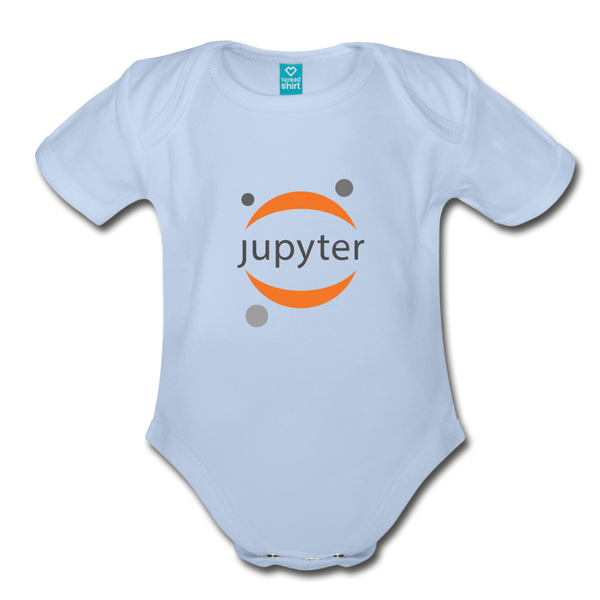 Jupyter Organic Onesie - sky