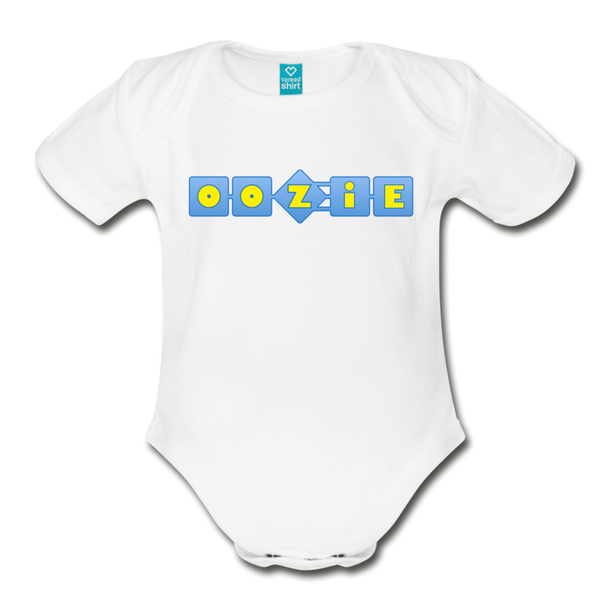 Oozie Organic Onesie - white