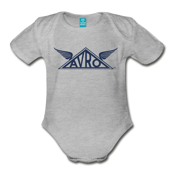 Avro Organic Onesie - heather gray