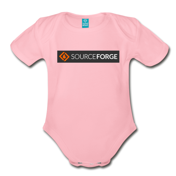SourceForge Organic Onesie - light pink