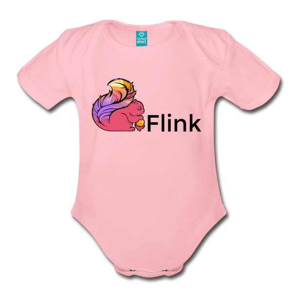 Flink Organic Onesie - light pink