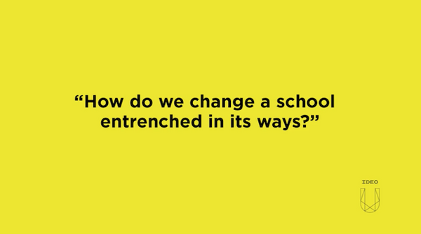 How Do We Change a School?