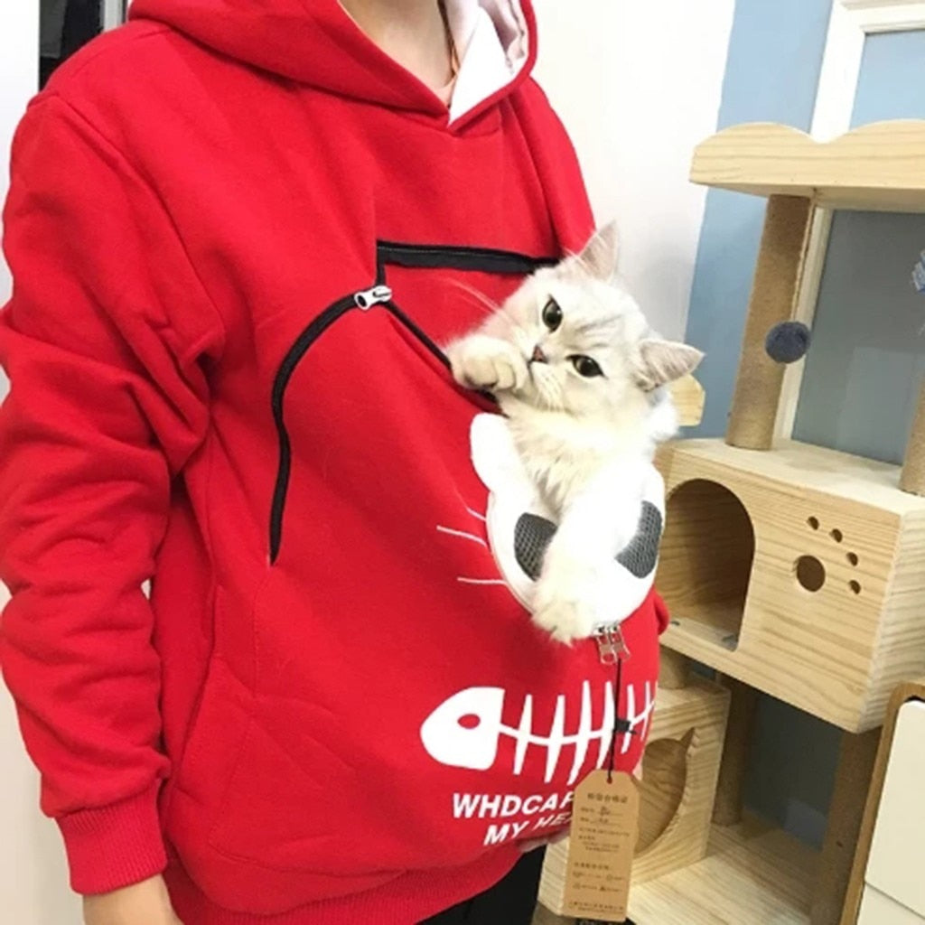 pet pocket hoodie