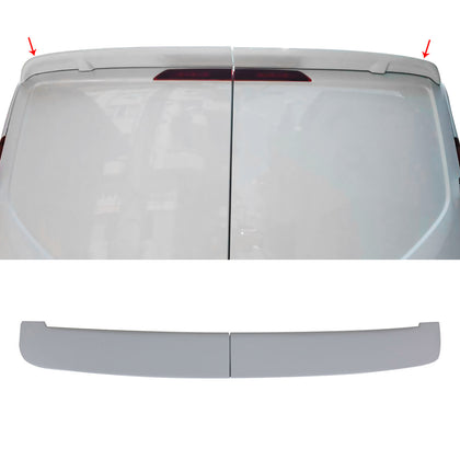 Heckspoiler Dachspoiler für Ford Tourneo Custom Flügel Hinten Grundiert 2 tlg