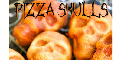 Halloween Snacks: Pizza Skulls!!