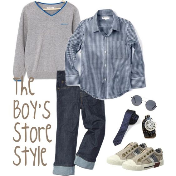 Boys Sweater Chic Outfit