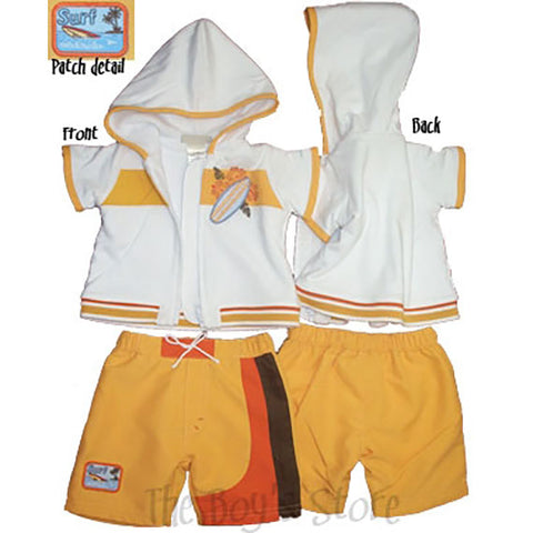 Baby Boys' Swimsuit and Cover-Up Set by Minibasix