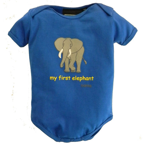 Baby Boys' My First Elephant One Piece by Teaching Togs - The Boy's Store