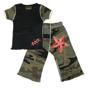 Baby Boy's Camouflage Rock Set by lollybean Kid Couture