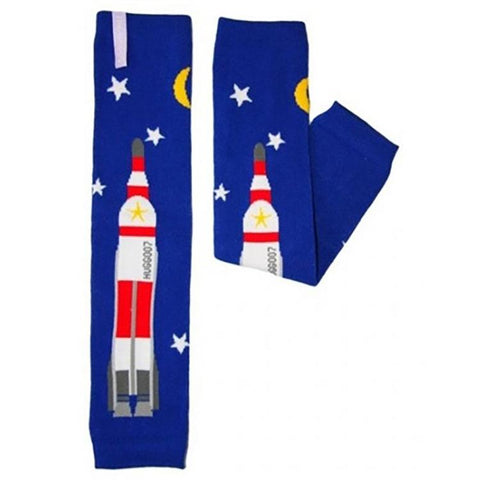 Baby Boys Spaceman Leg Warmers by Huggalugs