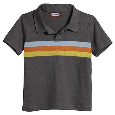 Boys' Three Stripes Polo Shirt by City Threads
