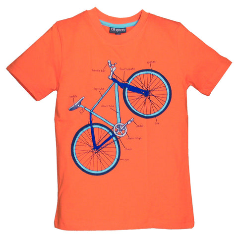 Boys Bicycle Parts Shirt by CR Sports