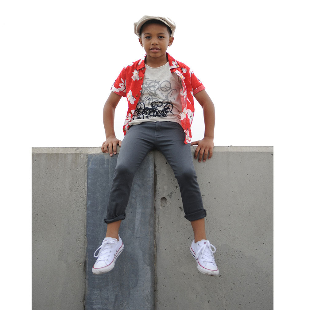 Boys Floral Pattern Shirt by Appaman