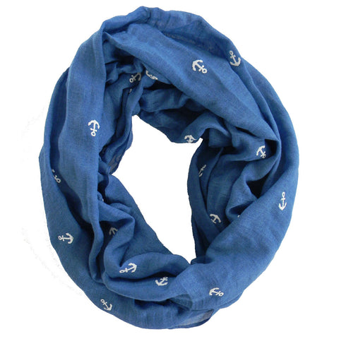 Boys Anchors Infinity Scarf by Sublime Designs