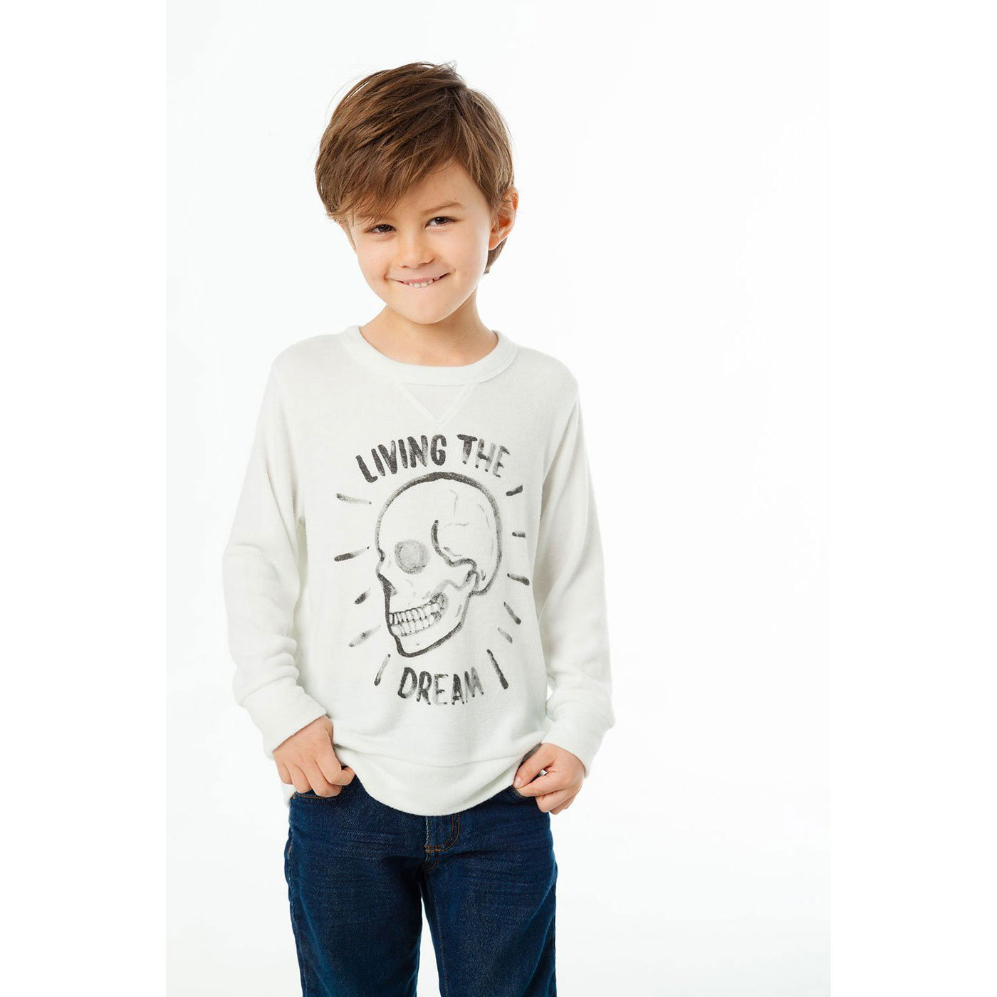 Boys' Living the Dream Crew Neck Pullover by Chaser - The Boy's Store