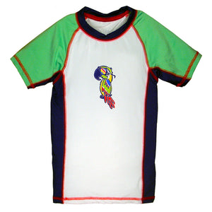 Boy's Parrot Rash Guard by Wes and Willy