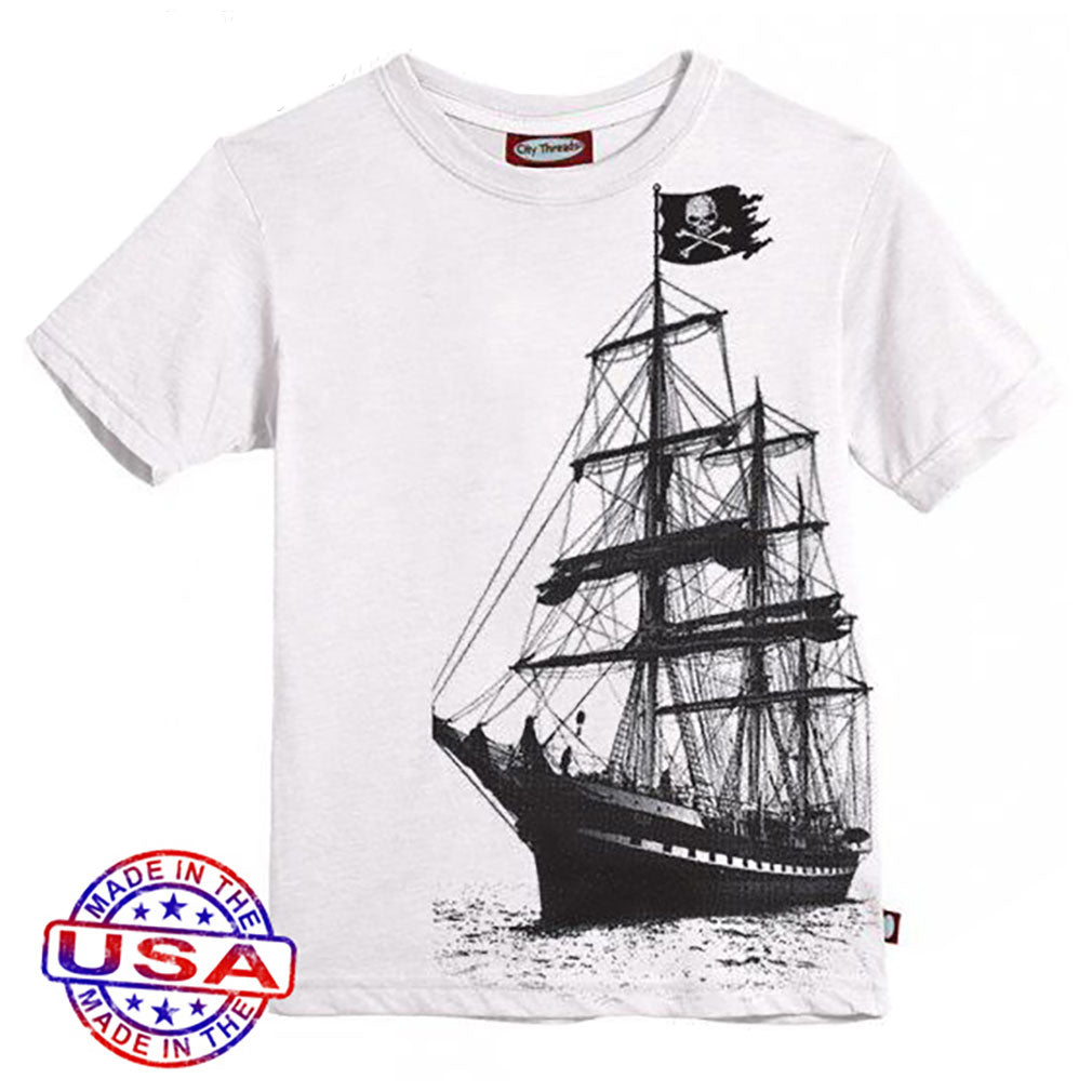 Boys' Pirate Ship Tee by City Threads