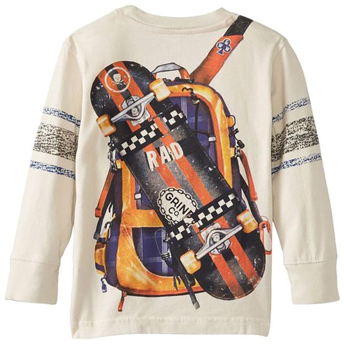 Boys' Skateboard Backpack Shirt by Wes and Willy - The Boy's Store