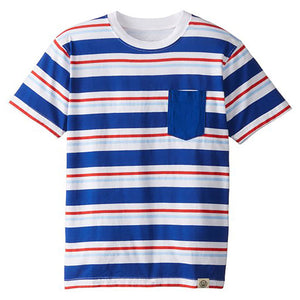 Boys' Striped Pocket Tee by Wes and Willy