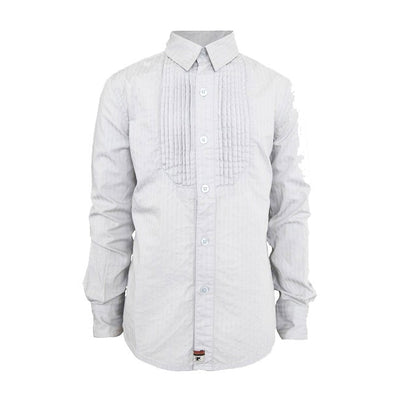 Boys' Linen Tuxedo Shirt by La Miniatura