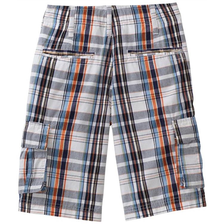 Boys Plaid Cargo Shorts by Wes and Willy - The Boy's Store