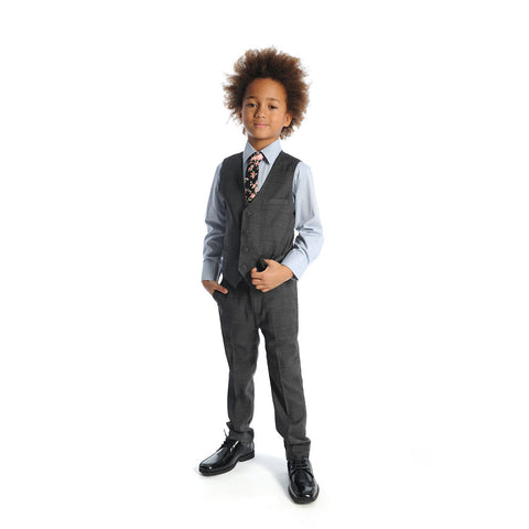 Boys' Black Floral Tie by Appaman