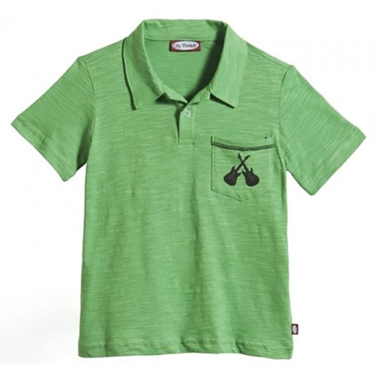 Boys' Cross Guitars Polo by City Threads - The Boy's Store