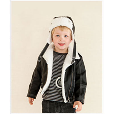 Little Boys' Motorcycle Jacket by le top